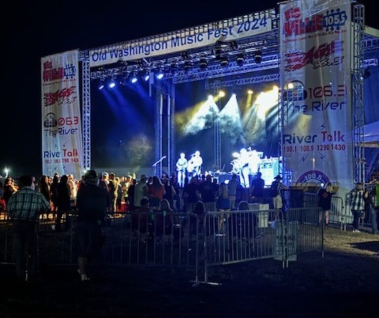 Old Washington Music Fest is happening now with amazing artists