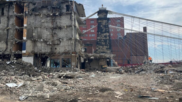 Demolition of former Wheeling Inn more than halfway complete