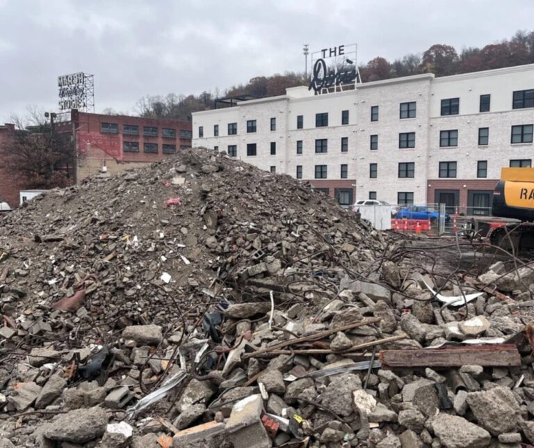 Former Wheeling Inn 90 percent gone