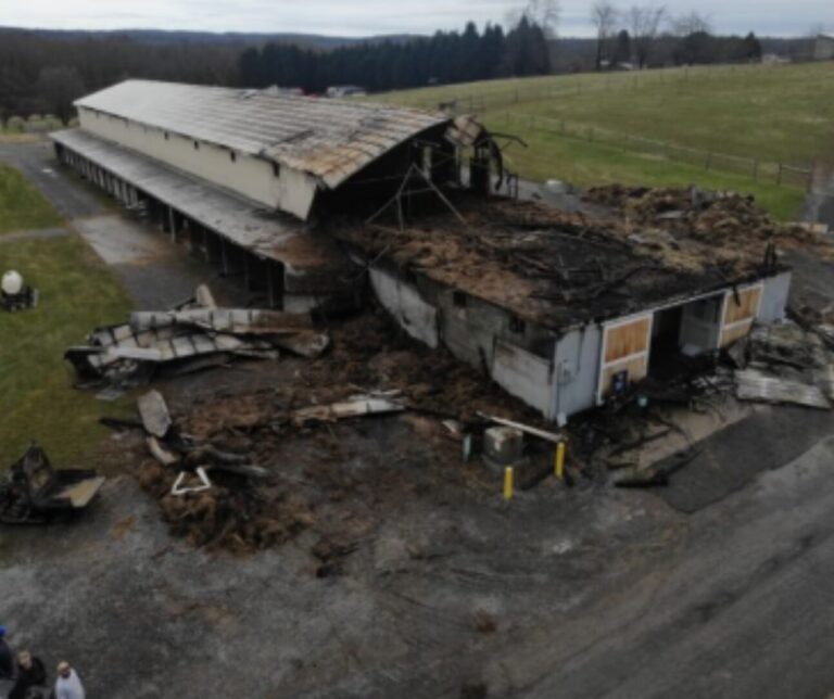 Fire at WVU Research Farm causes $1 million dollars in damages