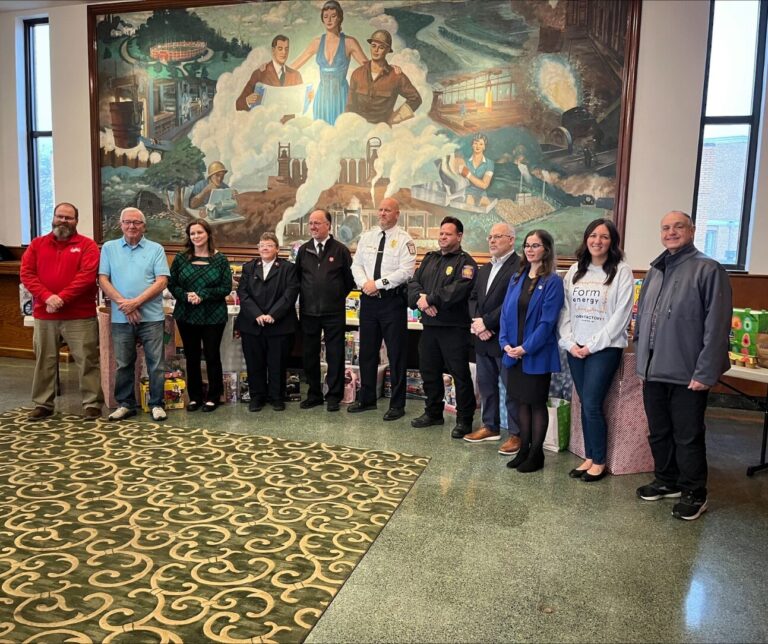 City of Weirton and Form Energy collect food and toys for the Salvation Army