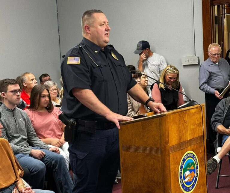 Martins Ferry Officials Swear in New Police Chief