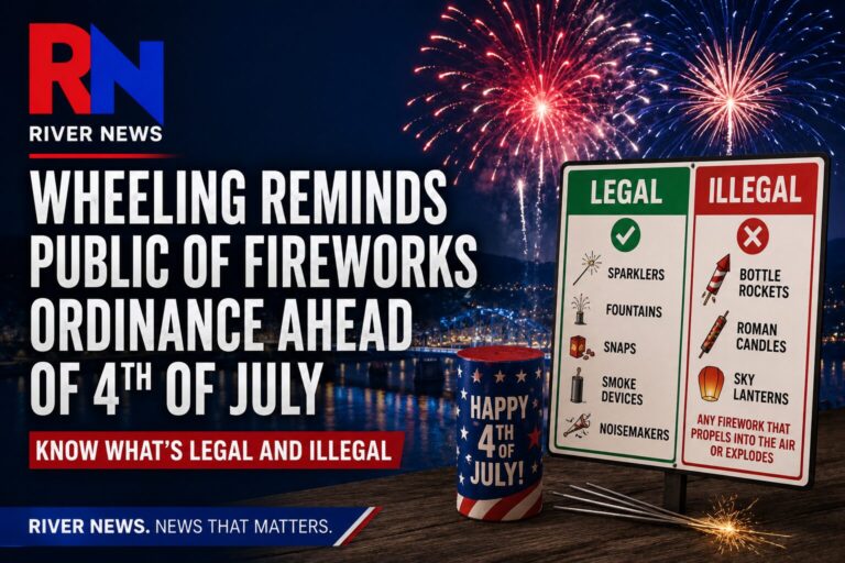 Wheeling Officials Remind Residents of Fireworks Rules Ahead of Independence Day