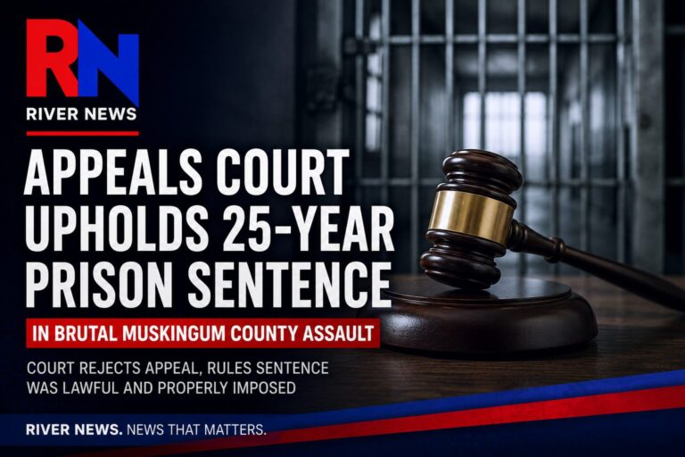 Appeals Court Affirms 25-Year Sentence in Muskingum County Domestic Violence Case