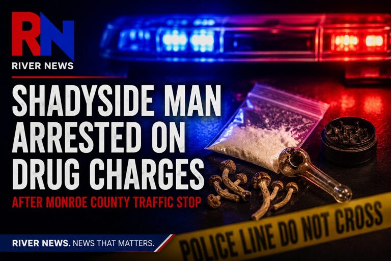 Shadyside Man Jailed Following Monroe County Drug Arrest
