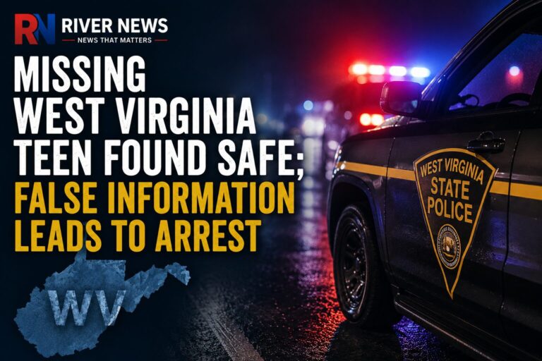 Missing West Virginia Teen Found Safe; False Information Leads to Arrest