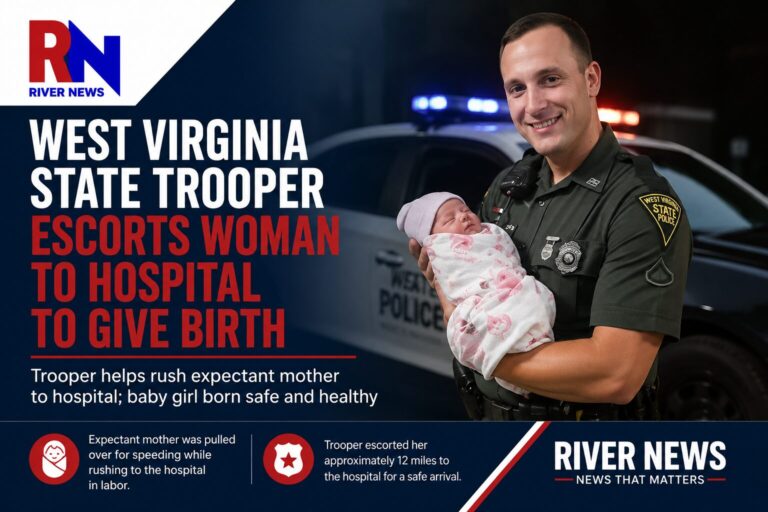 West Virginia State Trooper Helps Escort Expectant Mother to Hospital