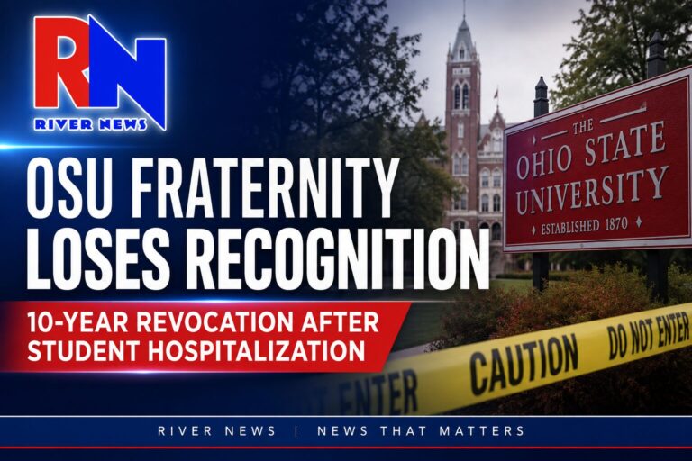 Ohio State Fraternity Loses Recognition for 10 Years Following Student Hospitalization