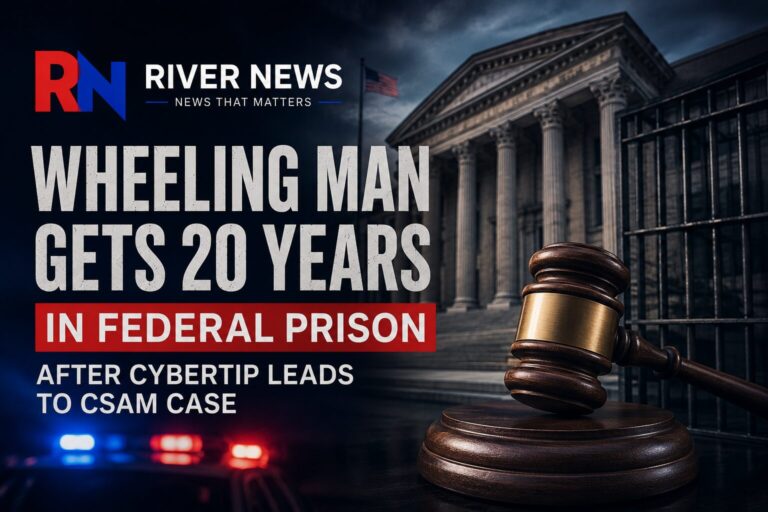 CyberTip Leads to 20-Year Federal Prison Sentence for Wheeling Man in Child Exploitation Case