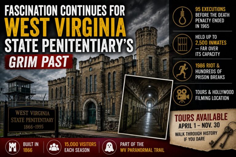 West Virginia State Penitentiary Continues to Draw Visitors With Storied Past