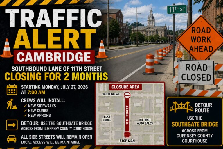 Southbound Lane of 11th Street in Cambridge to Close for Sidewalk Improvements