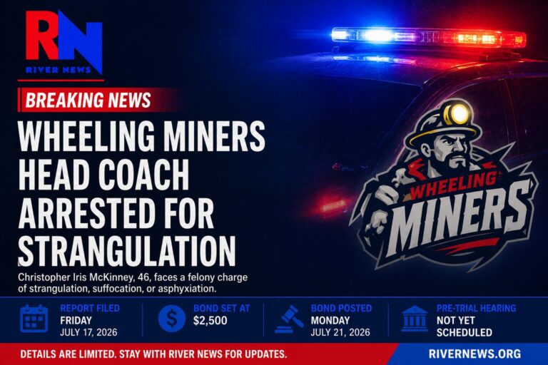 Wheeling Miners Head Coach Arrested on Felony Strangulation Charge