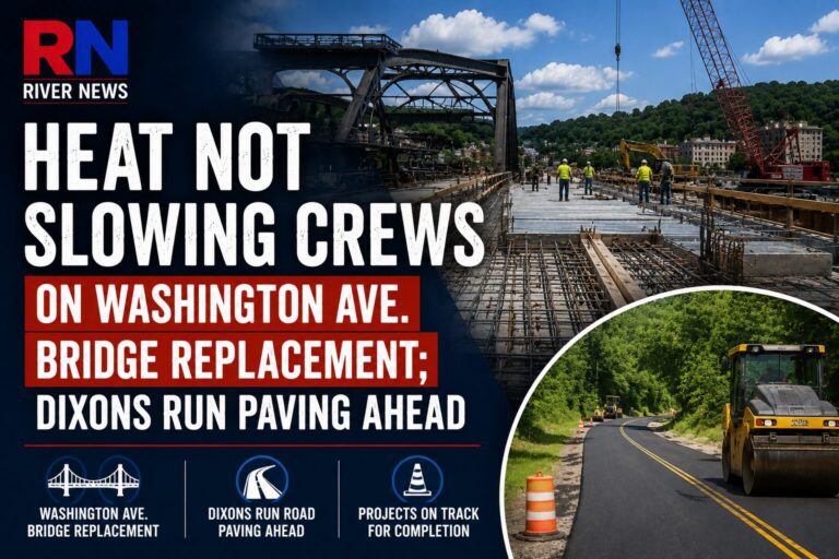 Washington Avenue Bridge Project Stays on Track as Dixons Run Paving Nears