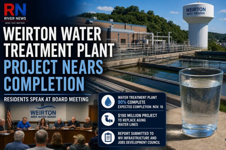 Weirton Water Treatment Plant Project Nears Completion as Residents Voice Ongoing Concerns