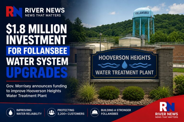 Governor Morrisey Announces $1.8 Million Water System Upgrade in Follansbee
