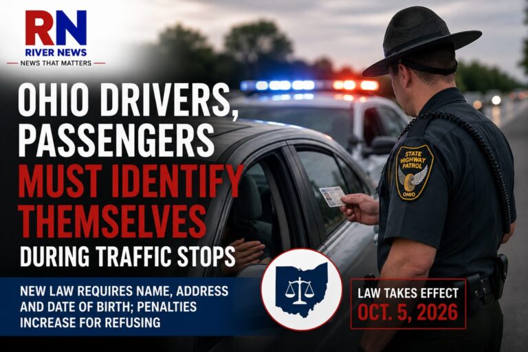Ohio Drivers, Passengers Must Identify Themselves During Traffic Stops Under New Law