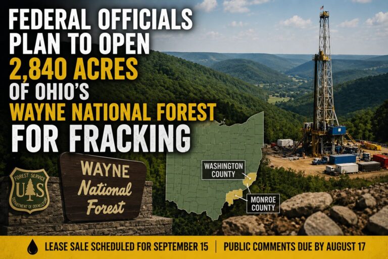 Federal Lease Proposal Could Open Nearly 2,900 Acres of Wayne National Forest to Fracking