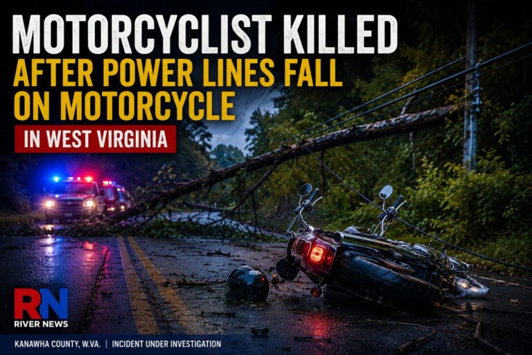 Motorcyclist Killed After Power Lines Fall on Motorcycle in West Virginia