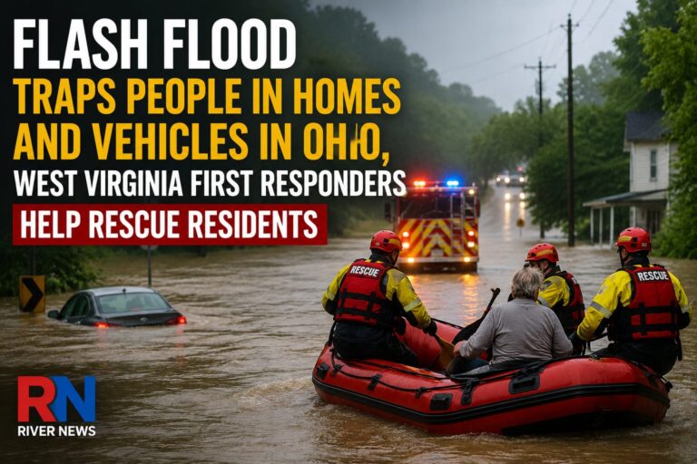 Flash Flooding Traps Residents in Homes, Vehicles as Benwood Crews Assist With Ohio Rescues