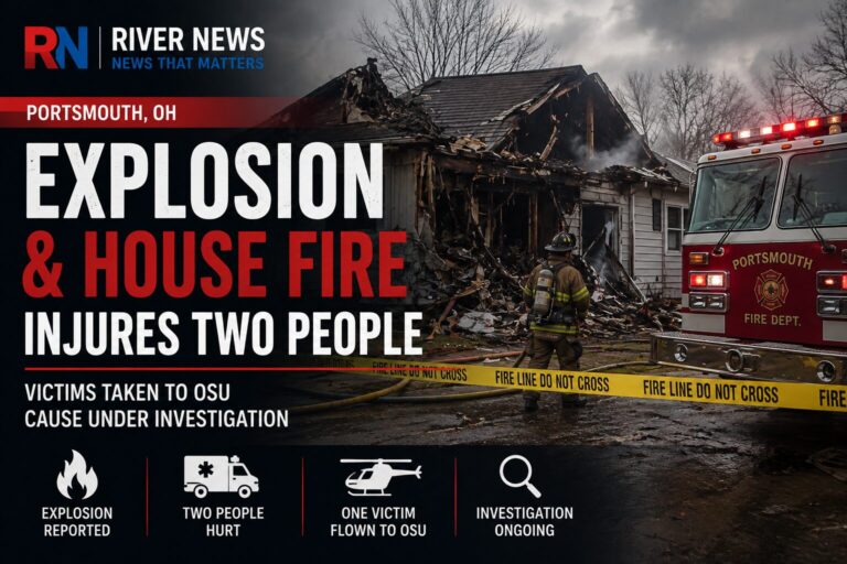 Two Critically Injured Following Explosion and House Fire in Ohio