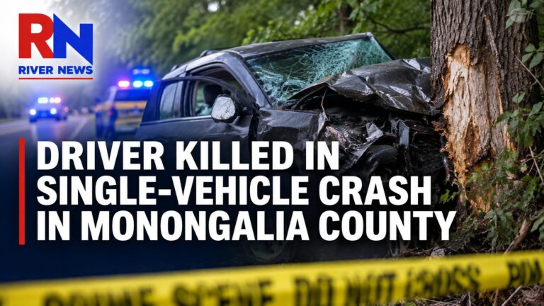 One Killed After Vehicle Strikes Tree in Monongalia County