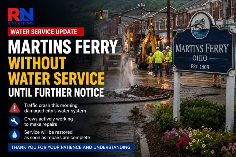 Martins Ferry Without Water After Crash Damages City Water System