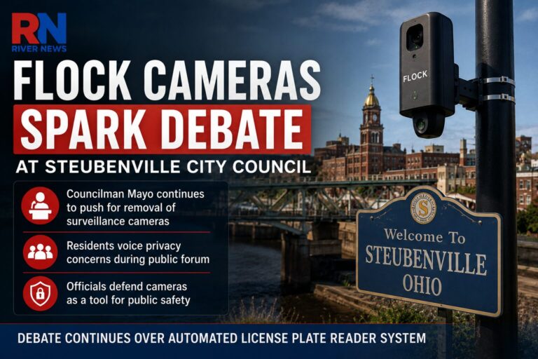 Steubenville Councilman Continues Push to Remove Flock Cameras as Residents Raise Privacy Concerns