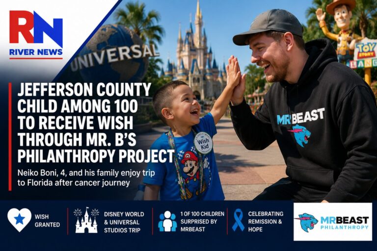 Jefferson County Child Among 100 to Receive Wish Through MrBeast Philanthropy Project