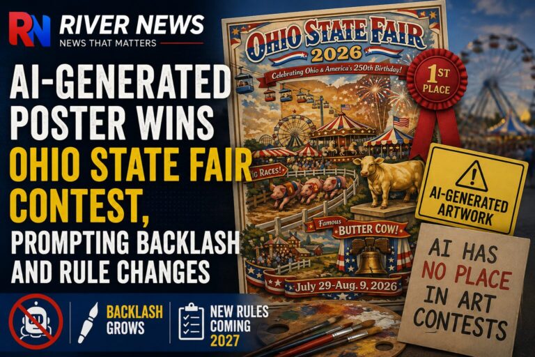 AI-Generated Poster Wins Ohio State Fair Contest, Prompting Backlash and Rule Changes