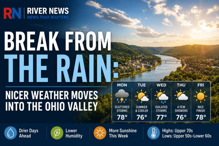 Break From the Rain: Nicer Weather Moves Into the Ohio Valley