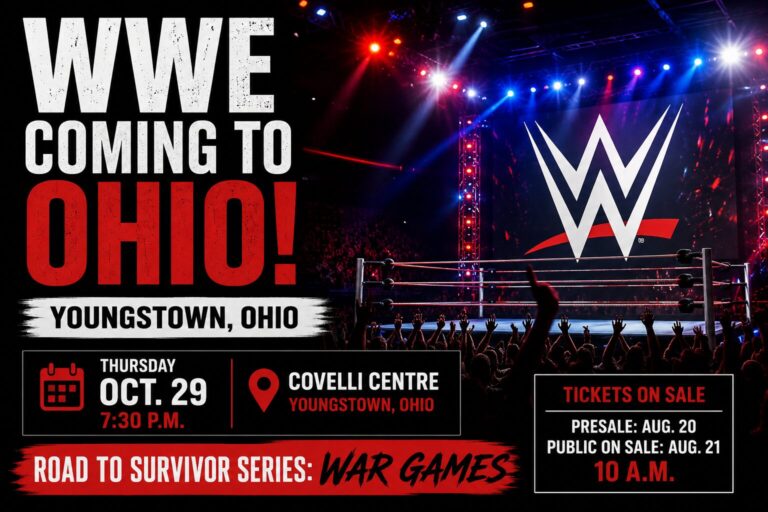 WWE Returning to Ohio This Fall for Youngstown Event