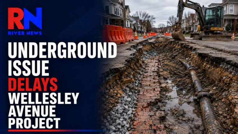 Underground Moisture Problem Disrupts Wellesley Avenue Road Project