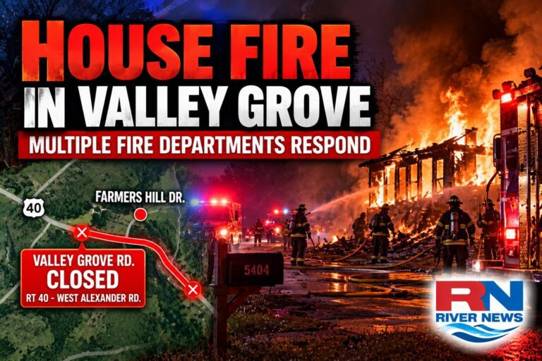 Multiple Fire Departments Respond to House Fire in Valley Grove