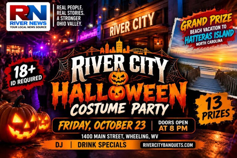 River City Halloween Costume Party to Offer Beach Vacation Grand Prize in Wheeling