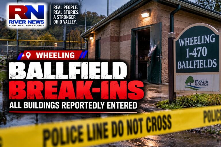 Buildings Reportedly Broken Into at Wheeling I-470 Ballfields