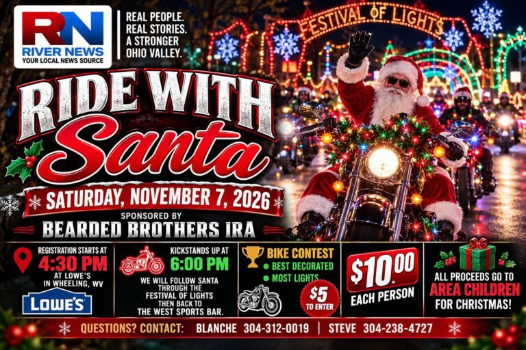 Ride With Santa Motorcycle Event to Raise Money for Ohio Valley Children This Christmas